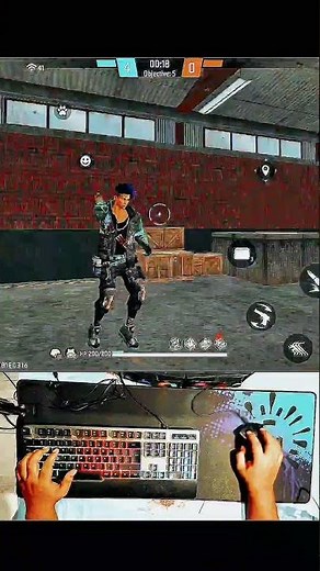 Only Red Numbers 🔴 Free Fire PC Handcam (Keyboard + Mouse Cam)