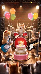 Happy Birthday🥳😍 #happybirthday #birthdaysong #happybirthdaytoyou #cat #birthdaycake #cats | Happy Birthday Wishes, Images, Quotes, Greetings