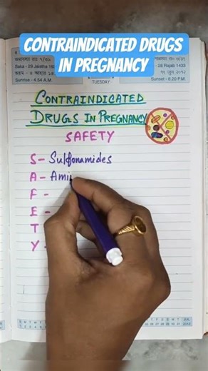 Contraindicated Drugs In Pregnancy..#obstetrics #exam #share #viralshorts #trending #medical#follow
