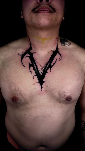 “V” Done with Allegory Ultra Blak #vampire #blackletter #blackwork #black #tattoo #tattooideas #tattooartist #dark #gothic #midwest #spider #calligram #calligraphylettering #alphabet #tattooflashsheet #cursed #allegoryink #blaklist #letters #lettering #darklettering #calligraphy #darkcalligraphy #darkart #artist #handstyle #freehand #goth | Vam Piro