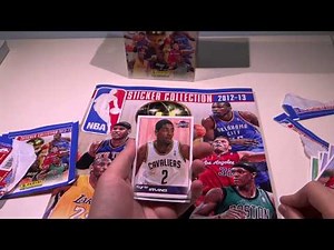 NBA 2013 12 Basketball Stickers Opening of 50 packets Epic Pulls Utah Jazz Badge