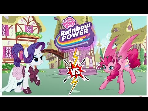 Rarity vs Pinkie Pie – The Ultimate Speed and Magic Battle Begins!
