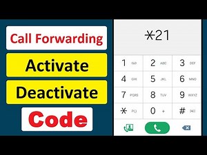 Call Forwarding Activate And Deactivate Code | Call Forwarding Deactivate & Activate Code