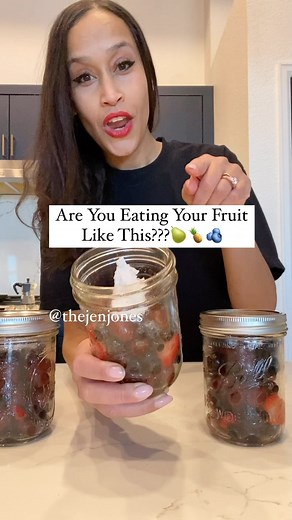 198K views · 7.3K reactions | Make your own fruit cups! My fruit cups went viral and I am so happy that you are all FINALLY eating your fruit! Original recipe pinned on my Reels! *I only use Ceylon Cinnamon Glowing skin by @nevell_skin the only moisturizer I use! Link in bio or at nevellskin.com @dontforgetthecinnamon_ merch out soon! . . . . . #fruitcups #eatyourfruit #healthysnack #dontforgetthecinnamon #igplantbased #plantbasedig #plantbasedrecipes | Thejenjones | Facebook