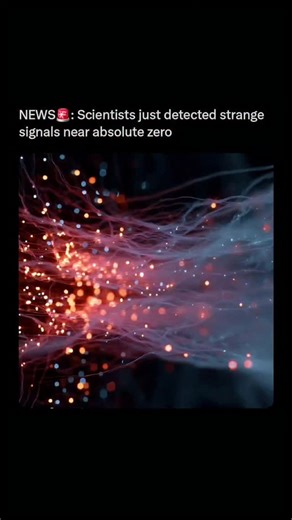 Space | Astronomy | Discovery on Instagram: "🚨 NEWS: Physicists conducting experiments at temperatures near absolute zero have detected strange and unexpected signals from matter. These extreme conditions allow scientists to observe exotic quantum behavior, such as the emergence of new, non-conventional states of matter. The 'signals' are anomalies in resistance and other properties that cannot be explained by classical physics. Understanding this behavior is crucial for advancing technologies 