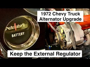 1972 Chevy Truck Alternator Upgrade