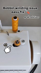 618K views · 5.9K reactions | Bobbin winding issue fixed ✅ #sewingtipsandtricks #sewingproblems #tailor #sewingmachinetips | DK Solutions | Facebook