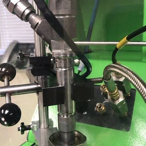 Calibrating a set of our 60% over LBZ injectors on our Bosch test bench. https://shop.dansdieselperformance.com/Injectors_c262.htm | Dan's Diesel Performance, INC