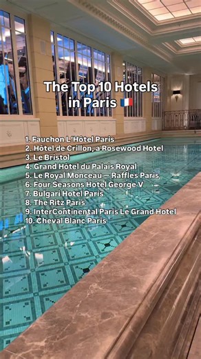 Our readers ranking of the best hotels in Paris has everything from storied icons to luxe hidden gems. ✨ Read more at the link in bio. #traveltips #parishotels #luxurytravel | Travel Leisure