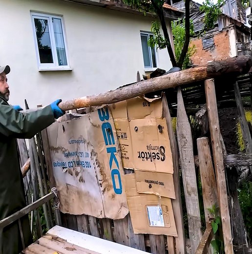 1.4M views · 30K reactions | I helped an elderly man survive the storm in his wooden hut while alone in the forest. | Building Skills | Facebook