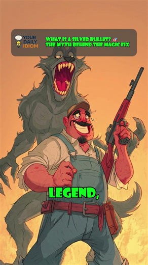 The Legend of the Silver Bullet #idioms #etymology #englishlearning #silverbullet