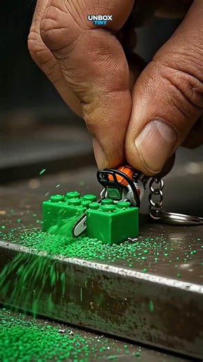 Can a Tiny STIHL Chainsaw Cut a LEGO Brick🧱