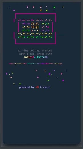 kittens everywhere #aicoding #coding #claudecode
