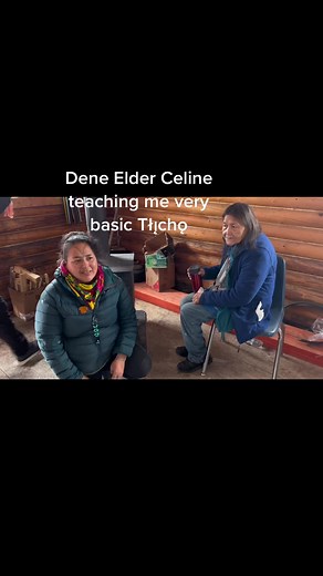 #amazingday #learning very #basic #tlicho #dene #language from an #amazing #deneelder #edzo #bechoko #northwestterritories