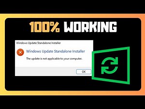 EASY FIX For The Update Is Not Applicable To Your Computer In Windows 11