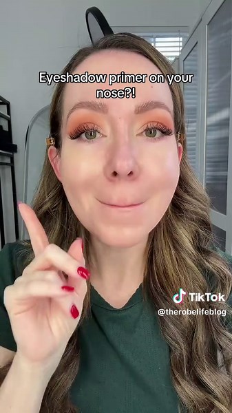 Have you tried this makeup hack before? Using eyeshadow primer on your nose? I listened to @Samantha Taormina ✨ and it works! I used the @e.l.f. Cosmetics one since it’s affordable and works great! #makeuphacks #makeuphack #makeuptipsandtricks #affordablemakeup #viralmakeup