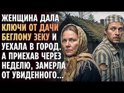 Женщина дала КЛЮЧИ от дачи беглому ЗЕКУ и уехала в город... А приехав через неделю, замерла...