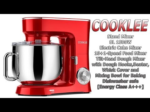 Stand mixer 8L 1500W model sm-1551 by Cooklee review