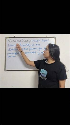Vicarious Liability Explained in 30 Seconds ⚖️