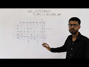 Gate 2008 pyq CN | Data transmitted on a link uses the following 2D parity scheme for error detecti