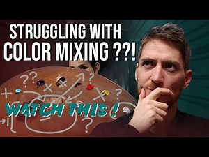 One COLOR MIXING STRATEGY to Improve your PAINTINGS | Art Tips for Beginners + Demonstration