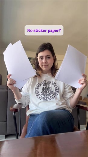 Some paper was harmed in the process of filming this lol I don't know who first thought of this, but I learned this method from ✨ @lola.malins ✨ Here's all you need to DYI stickers easily at home! > Wide transparent tape > Baking paper > Scissors > Printed, cutout or hand-drawn designs And if DYI is not your thing, follow me to know when the sticker shop is open! ;) #dyi #stickers #stickerswithtape #easystickers #papercraft