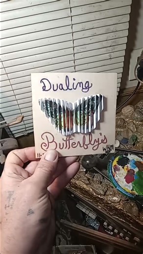dualing butterflies art