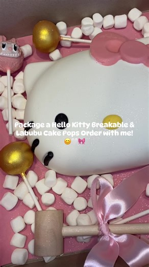 Hello Kitty Breakable & LaBuBu Cake Pops Tutorial