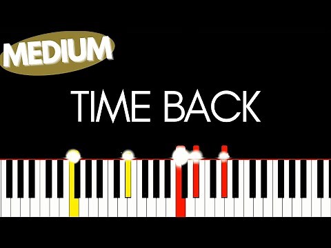 Bad Style - Time Back | Medium Piano tutorial