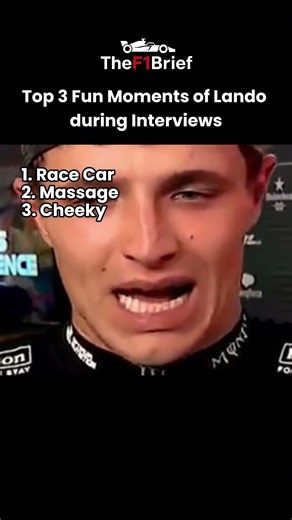 Top 3 Fun Moments of Lando during Interviews