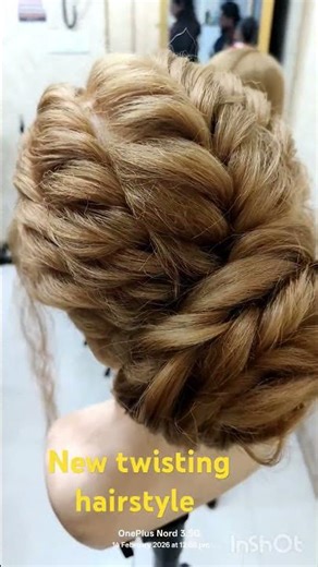 New twisting hairstyle #hairstyle #shortvideo #shortsfeed #viral #viralvideo #hair #braidal#beauty
