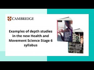 What are some examples of depth studies for the new Stage 6 Health and Movement Science