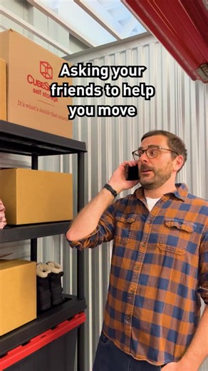 CubeSmart Self Storage on Instagram: "When your friends and family can’t help you move, come to CubeSmart. With storage unit options, move-in trucks at most locations, and amenities like climate-control, we make moving your things alone … a little less lonely. #CubeSmart #moving #funny #movingout #movewithme"