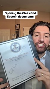 26K views · 76 reactions | Opening the Classified Epstein documents | Joey Salads | Facebook