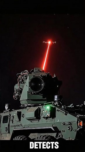 USA's counter-drone laser weapon tech #shorts