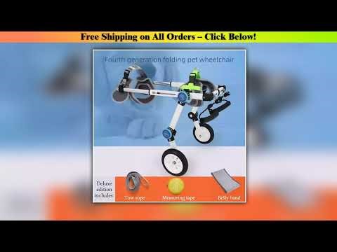 Dog Wheelchair for Back Legs Hind Limb Paralysis Rehabilitation Wheelchair Walk Disabled Auxiliary