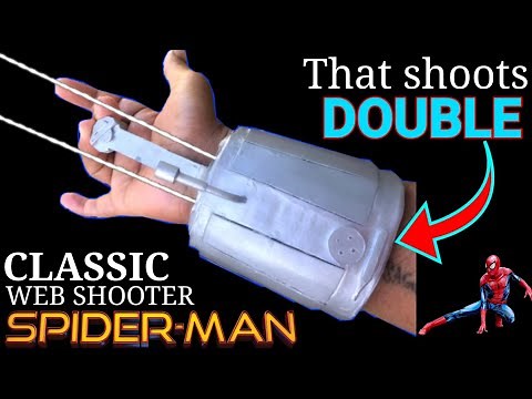 How to make Spider-Man web shooter | classic web shooter DIY | Spiderman double web shooter