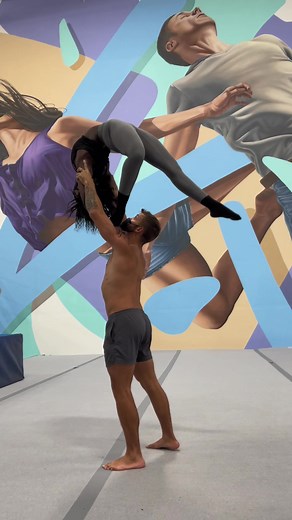 Flowing with the best #flexible #backbend #dancing #acro #fyp