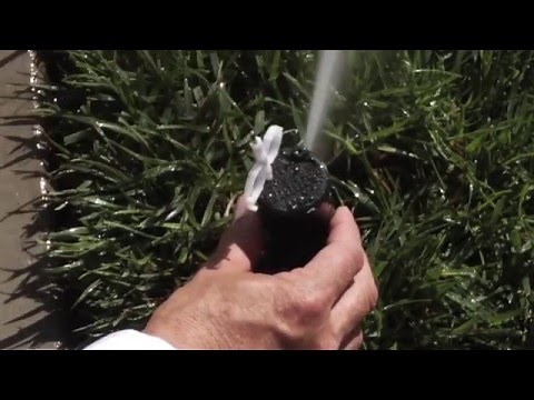 Hunter PGP - PGJ - SRM Rotor Sprinklers - How to adjust Arc and Radius