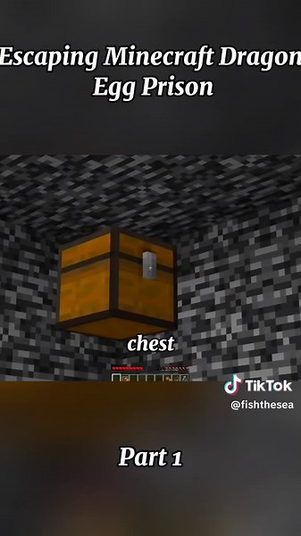 Escaping the Dragon Egg Prison in Minecraft