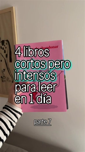 Libros cortos pero intensos: parte 7