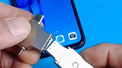 连拓OTG转接头三合一苹果TypeC安卓手机外接u盘USB转换器iphone1516promax连接相机键鼠读卡器1