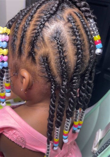 Braids with twisted ends on my 2 year old for Easter🐣💖 Everything i use is linked in my bio #fyp #toddlerhairstyles #kidshaircare #weeklyhaircare #toddlerhairtutorial