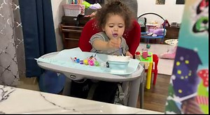 Silicone Art Mat with Cup, Painting Mat for Crafts Resin Casting, Artist Mat with Pen Holders for Kids Gift, Clay, DIY Creations and Play Doh, Christmas Gift for Kids (Blue)