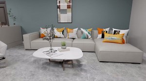 Living Room Sofa Decorative Pillow Cover, Double-Sided Printed Pattern, Nordic Style Abstract Geometry Orange Cushion Cover, Bedroom Bed Pillowcase (18 * 18inch, 03013)