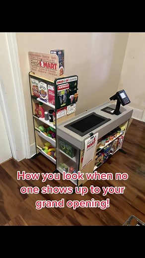 Portable Checkout Counter for Home Grocery Shopping