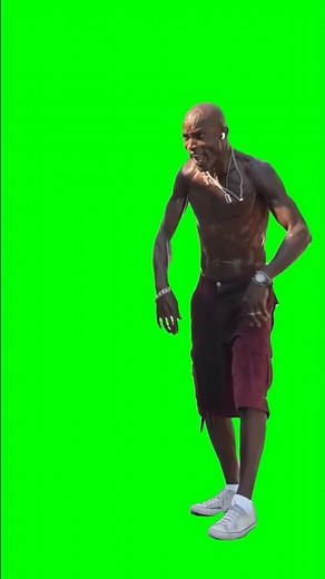 Black Guy saying "WHAT THE F MAN?!" and Dancing meme - Green Screen - jaykindafunny