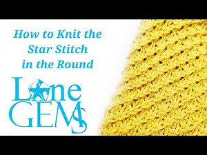 How to Knit the Star Stitch in the Round