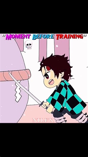 Tanjiro's practice was successful 🥹😁 #kny #foryou #demonslayer #tanjiro #nezuko