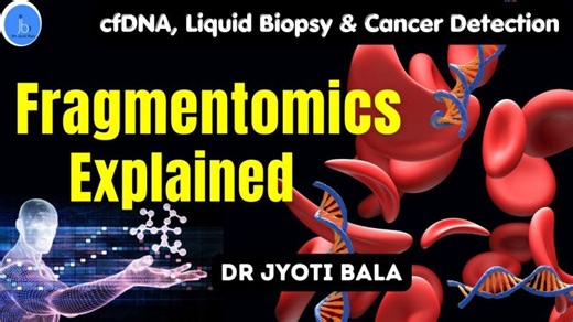 Fragmentomics Explained 🔬 | cfDNA, Liquid Biopsy Cancer Detection #biology #biotechnology | Dr Jyoti Bala